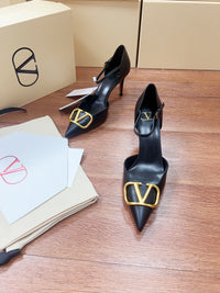 Signature D'Orsay Patent Leather Pumps