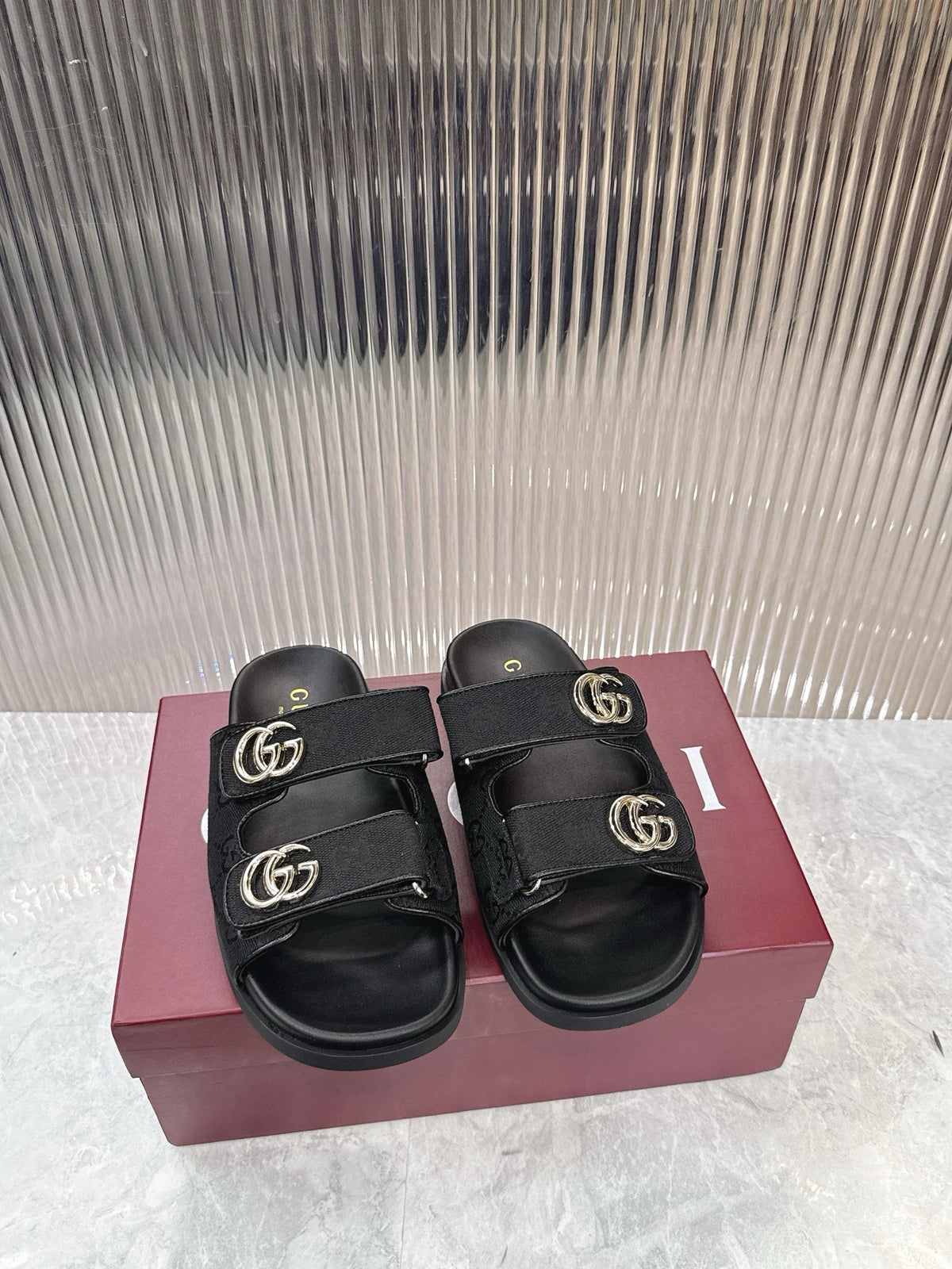 Canvas Slide Sandals