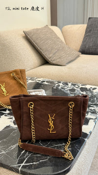 Niki Suede Shoulder Bag