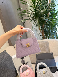 Mini Top Handle Flap Bag