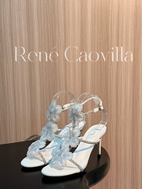 Caovilla Satin Floral Cleo Sandals