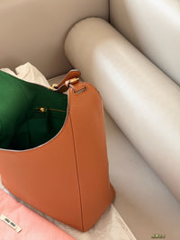 Camel Leather Shoulder Bag