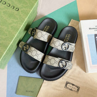 Double Strap Slide Sandals