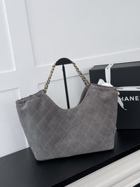 26C Suede Shopping Tote