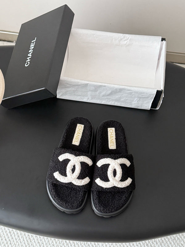 26K Plush Slide Sandals