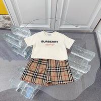 Check T-Shirt & Shorts Set