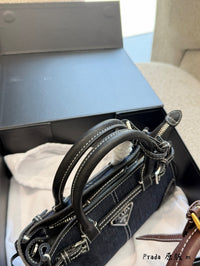 Bonnie Small Denim Leather Bag