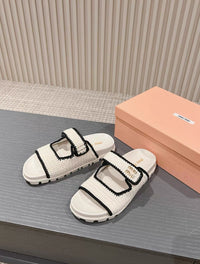 Logo Crochet Sandals