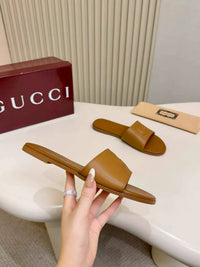 Interlocking Leather Sandals