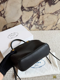 Carry Mini Leather Top-Handle Bag