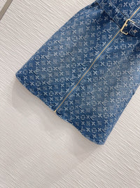 Monogram Denim Dress