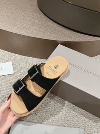 Suede Sandals