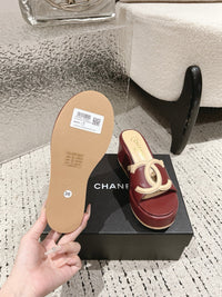 Platform Slide Sandals