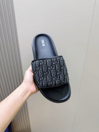 Oblique Slide Sandals