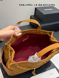 Suede Tote Bag