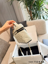 Vanity Bag Lambskin Leather