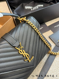 College Leather Shoulder Bag
