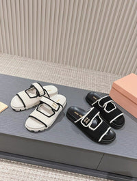 Logo Crochet Sandals