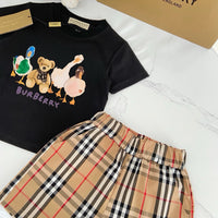 Duck Teddy Check Set