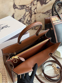Vintage Check Two Handle Title Bag