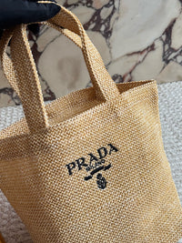 Raffia Woven Tote Bag