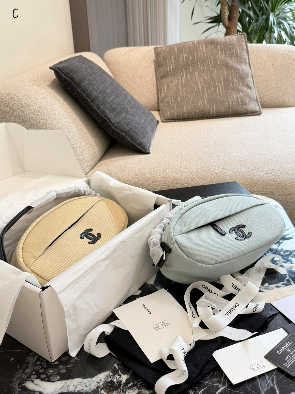 Oval Vanity Bag