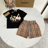 Duck Teddy Check Set
