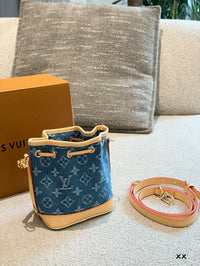 Nano Noé Monogram Denim