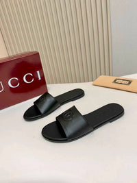 Interlocking Leather Sandals