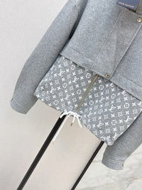 26S Monogram Accent Zip-Up Jacket