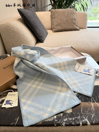 Check Wool Scarf