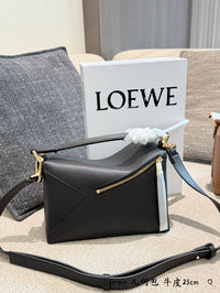 Leather Puzzle Edge Bag