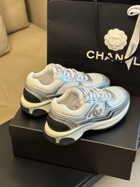 Logo Metallic Trainers