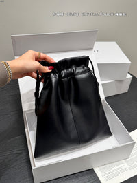 Small Crystal Pouch in Lambskin