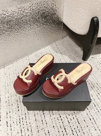 Platform Slide Sandals
