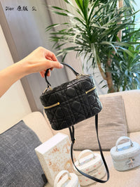 Mini Cannage Vanity Bag Lambskin
