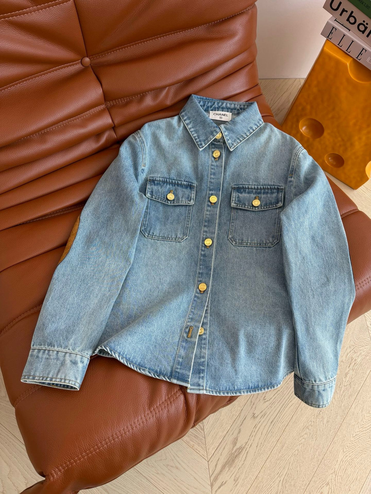 Logo Denim Shirt