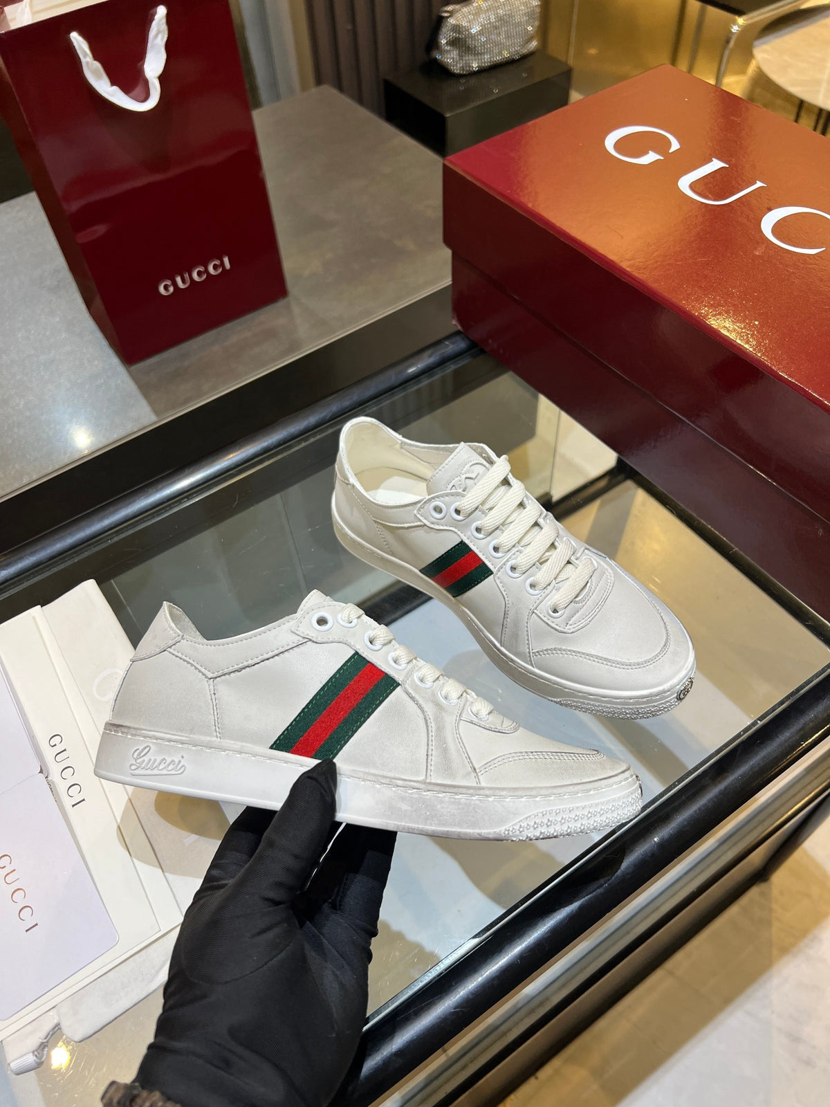 Stretch Low Top Trainers