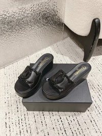 Platform Slide Sandals