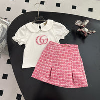 Monogram Skirt Set
