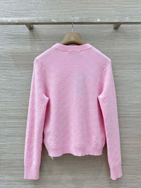 Fine Fabric Jacquard Cardigan