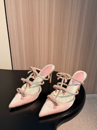 Caovilla Satin Sandals