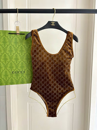 Logo One Piece Swimsuit