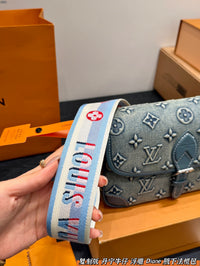 Diane Monogram Denim Bleu