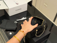 Quilted Barrel Clutch