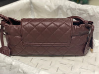 Drawstring Flap Bag Lambskin