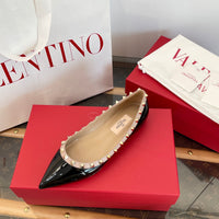 Garavani Rockstud Ballet Flats