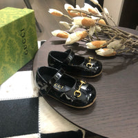 Horsebit Patent Leather Ballet Flats