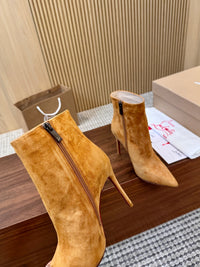 Kate Max Suede Ankle Boots