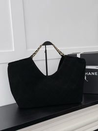 26C Suede Shopping Tote